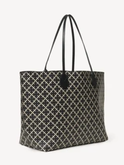 Abi Printed Tote Bag Black