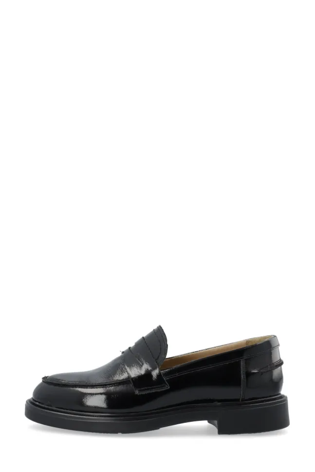 Adda Penny Loafer Nappa Lak Black