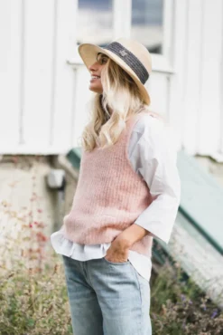 Adrienne Top Rose Smoke