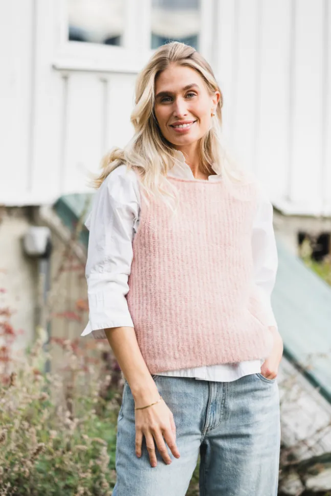 Adrienne Top Rose Smoke