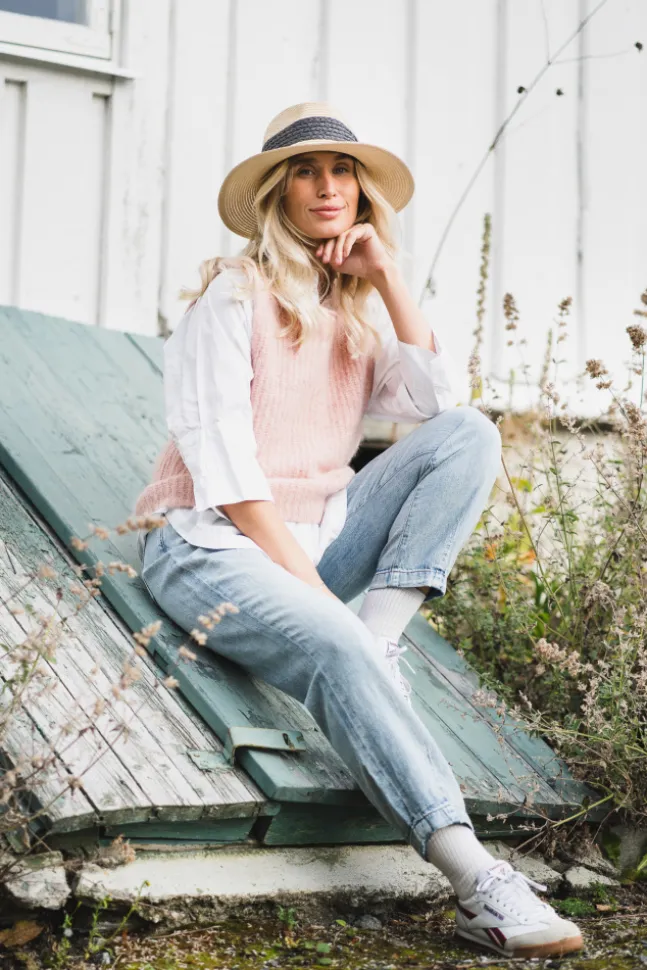 Adrienne Top Rose Smoke