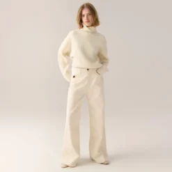 Alba Ribbed Turtleneck Ecu