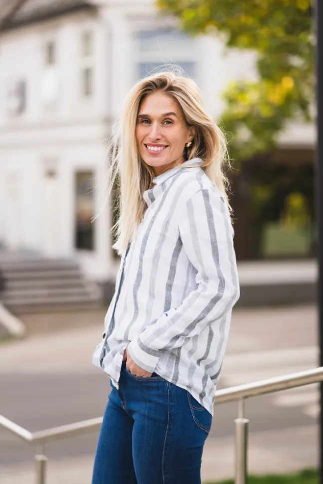 All Purpose Shirt Desert Sage Stripe