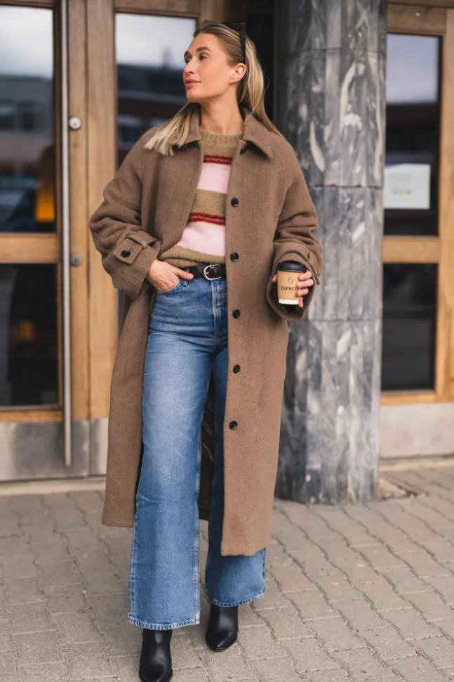 Alma Coat 14895 Camel