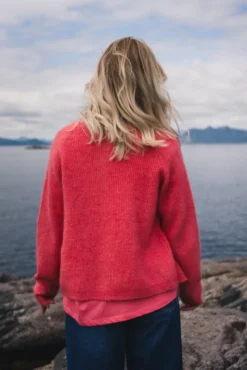 Amalie Cardigan Tea Rose