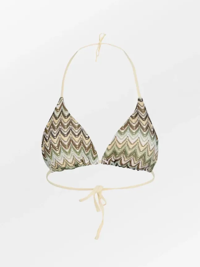 Amber Bel Bikini Top Beetle Green