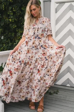 Ambrosia Long Floral Grace