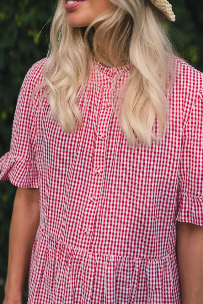 Ambrosia Short SS Red Check