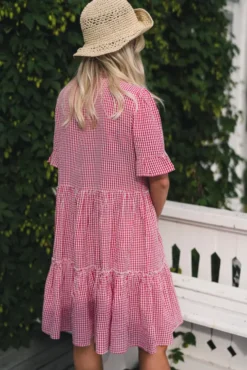 Ambrosia Short SS Red Check