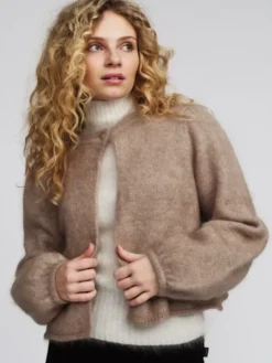 Amelia Chunky Cardigan Hazel Beige