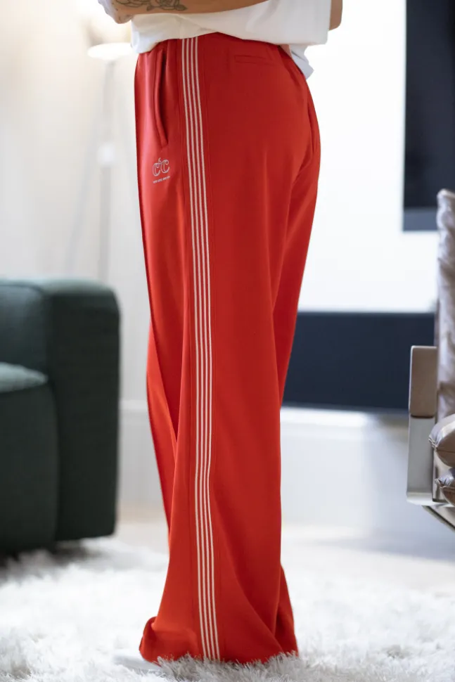 Amira Crease Pant Red