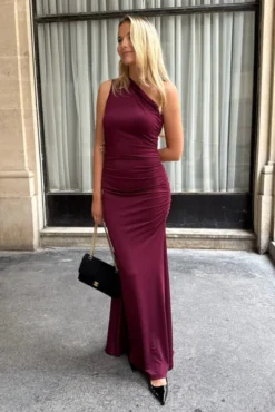 Andreaic Maxi Dress Bordeaux