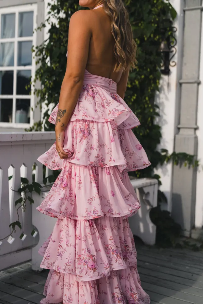 Angeline Maxi Dress Blush Bloom