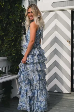 Angel Maxi Halterneck Midnight Bloom
