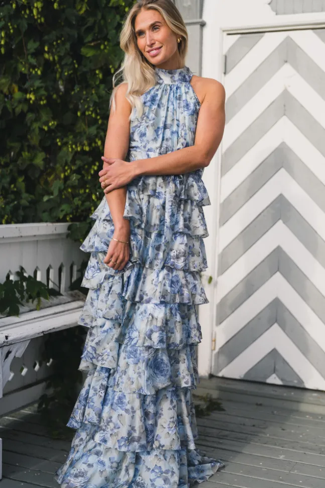Angel Maxi Halterneck Midnight Bloom