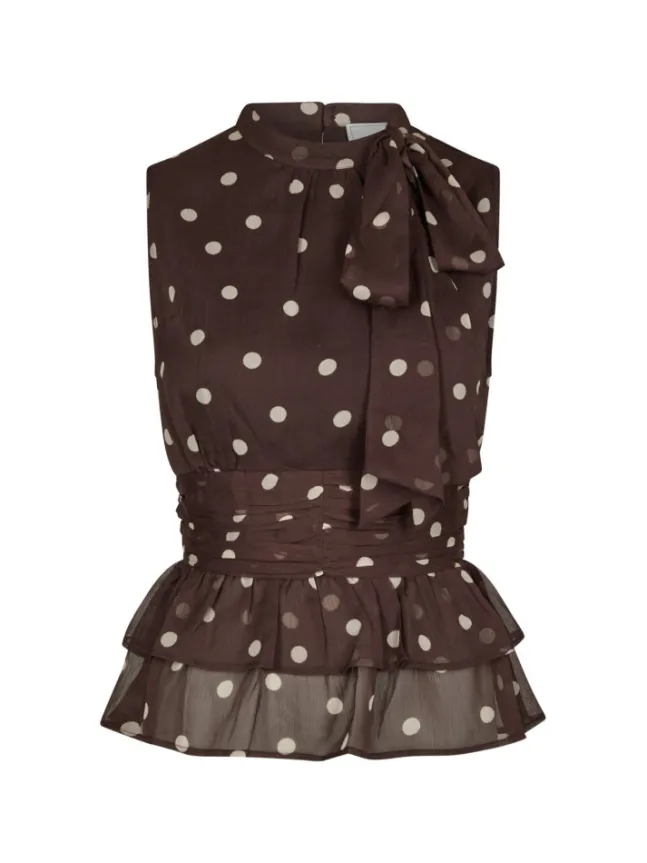 Ansol Big Dot Top Brown