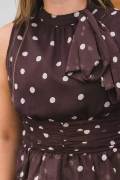 Ansol Big Dot Top Brown