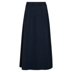 Anya Pleat Skirt Navy