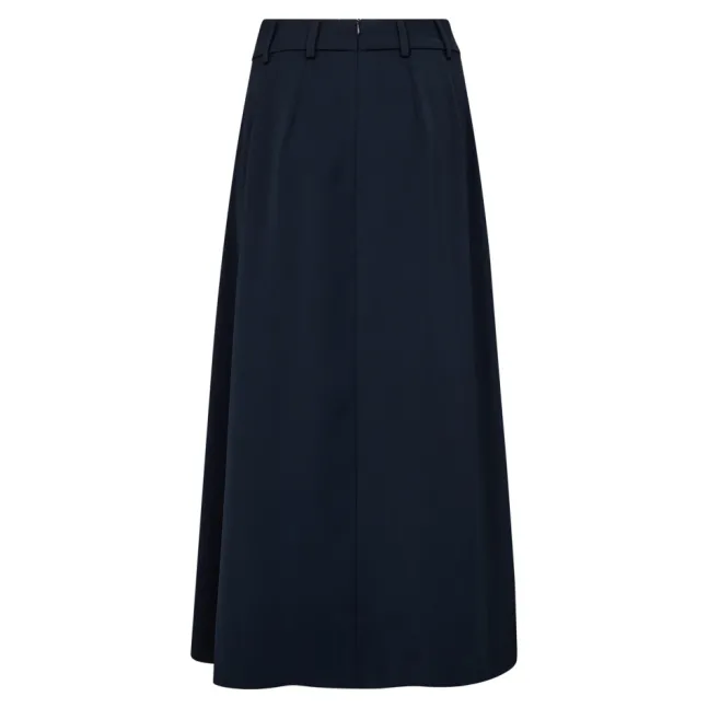 Anya Pleat Skirt Navy