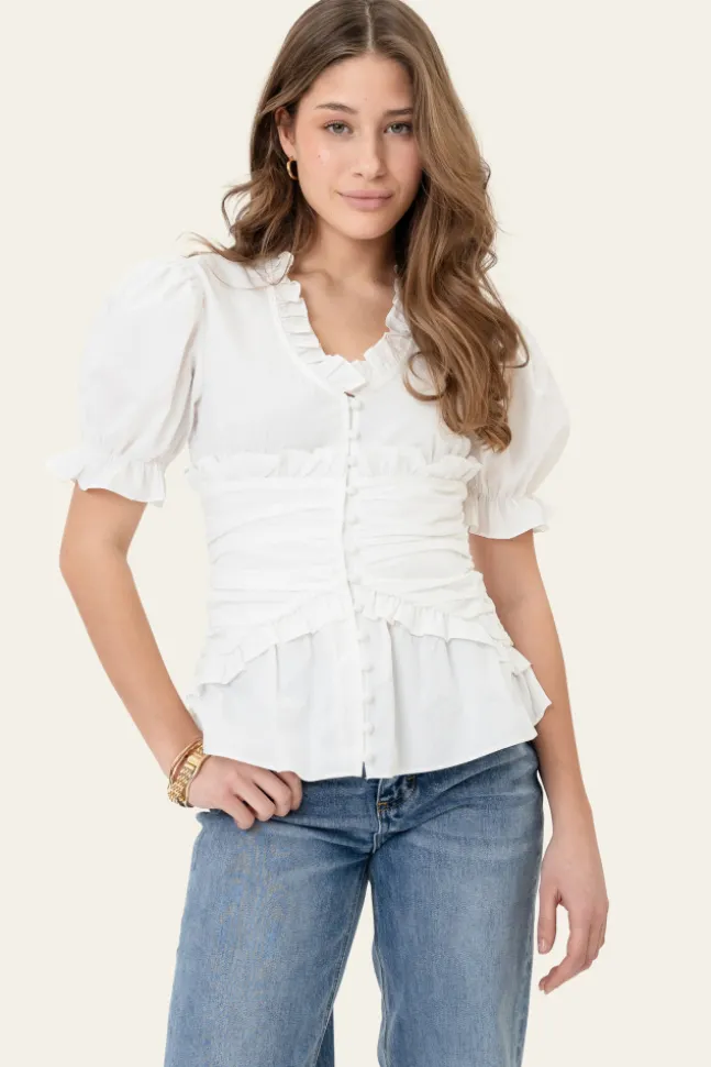 Arielic Blouse White