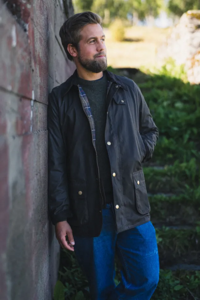 Ashby Wax Jacket Olive