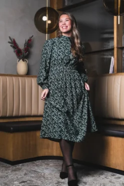 Astrid Midi Dress Eden Flower