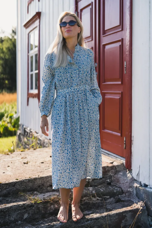 Astrid Midi Dress Q Harbor Flower