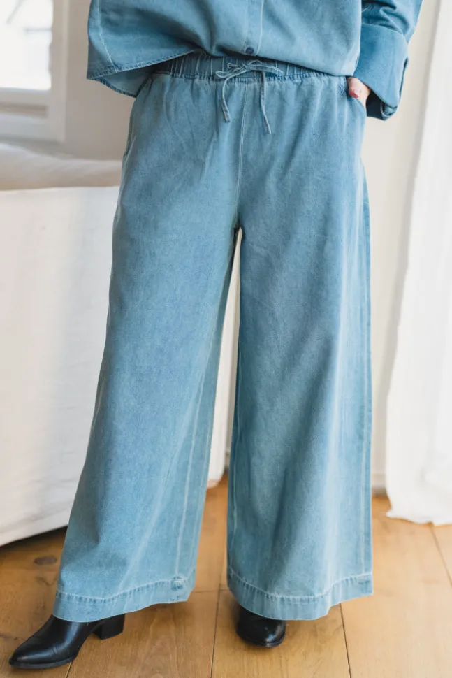 Atari Denim Pant Chambray Blue