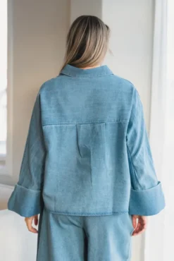Atari Denim Shirt Chambray Blue