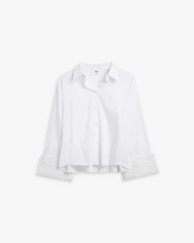 Atari Lace Shirt Bright White