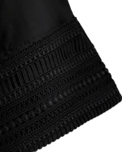 Atari Lace Shirt Ink Black