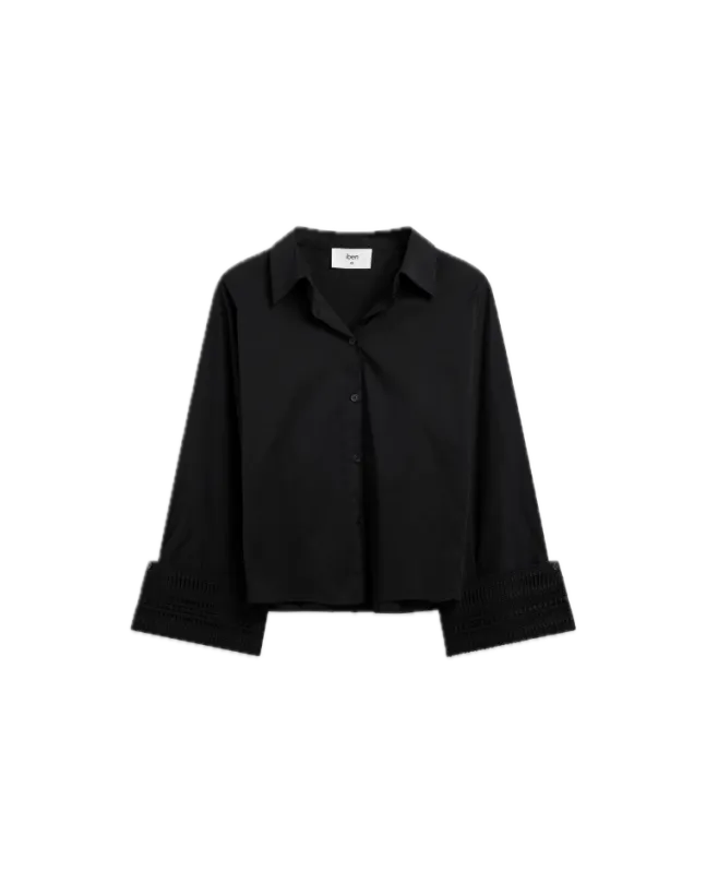 Atari Lace Shirt Ink Black