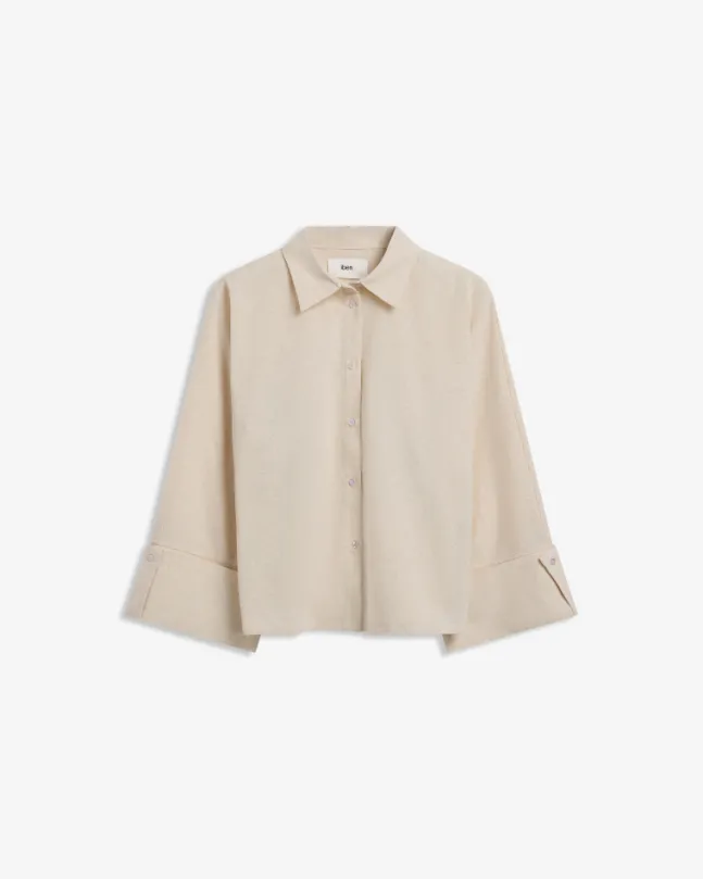 Atari Linen Shirt Raw Beige