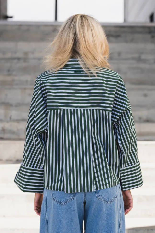 Atari Shirt Green Stripe