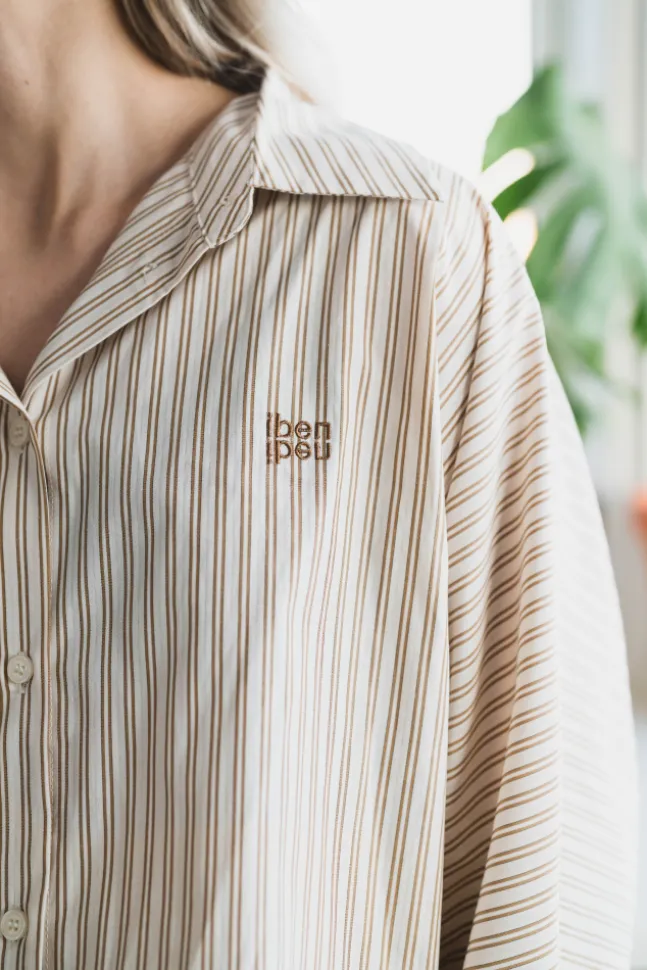 Atari Shirt Oat Stripe