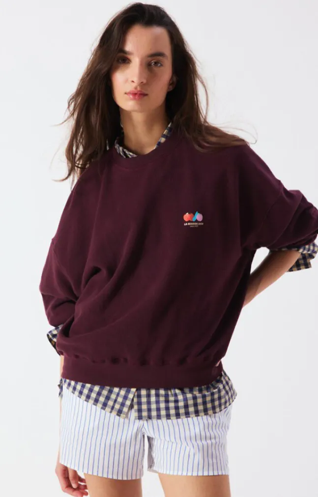 Atubay Sweatshirt Wine Lees