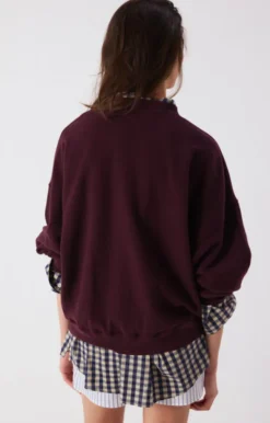 Atubay Sweatshirt Wine Lees