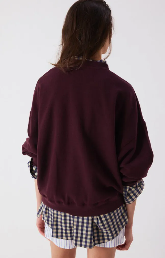 Atubay Sweatshirt Wine Lees