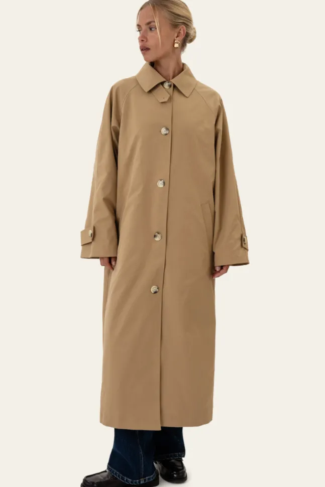 Avaic Trenchcoat Dark Beige