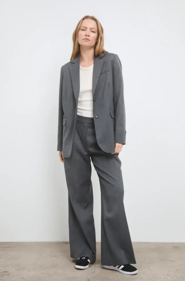 Ava Trouser Dark Grey