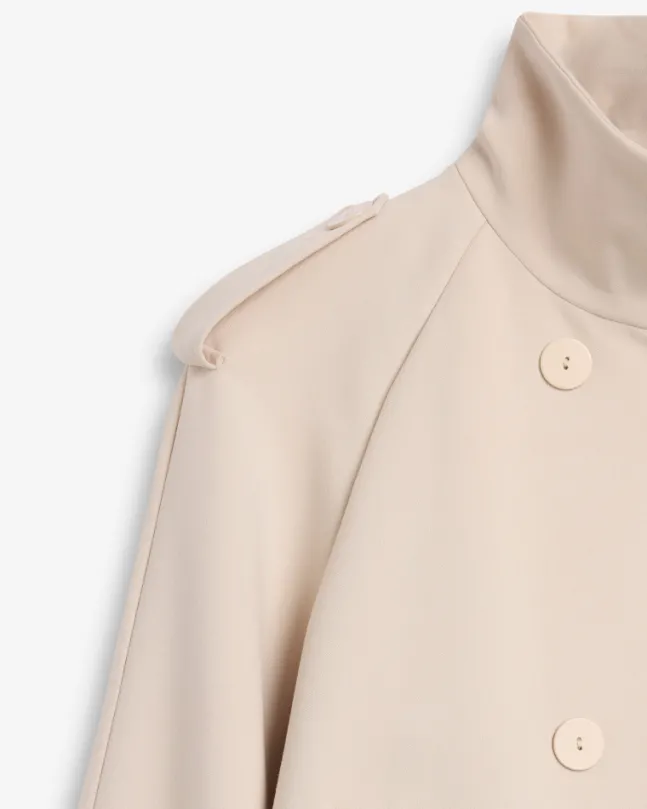 Avenue Trenchcoat Ivory White