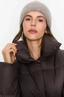 Ayla Beanie Taupe Melange