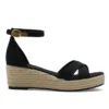 Azra Espadrille Wedge Black