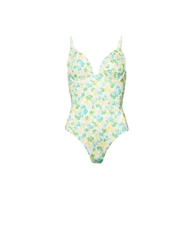 Balconette Swimsuit Anemone Bloom