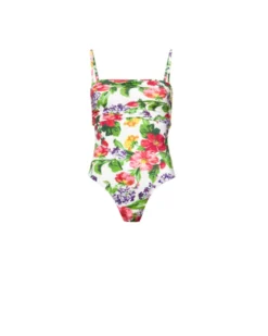 Bandeau Swimsuit Daylight Bloom