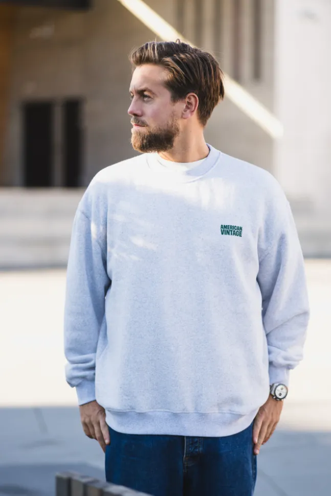 Baptown Sweater Heather Grey