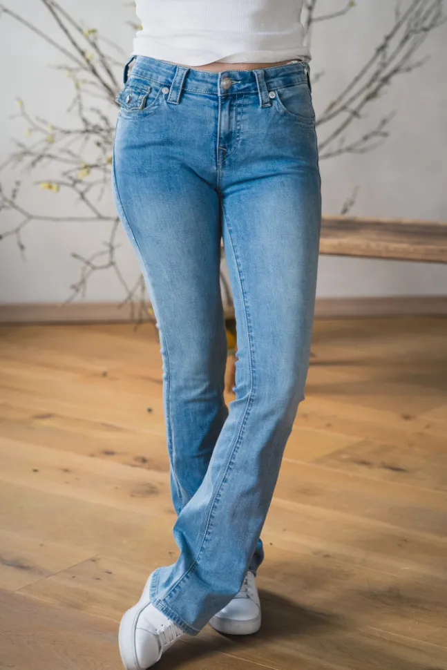 Becca Mid Rise Bootcut Flap Peak Spot