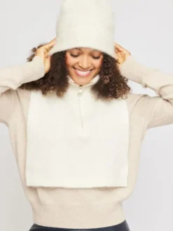 Belinda Chunky High Neck Bright White