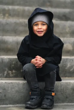 Bergen Poncho Mini Black