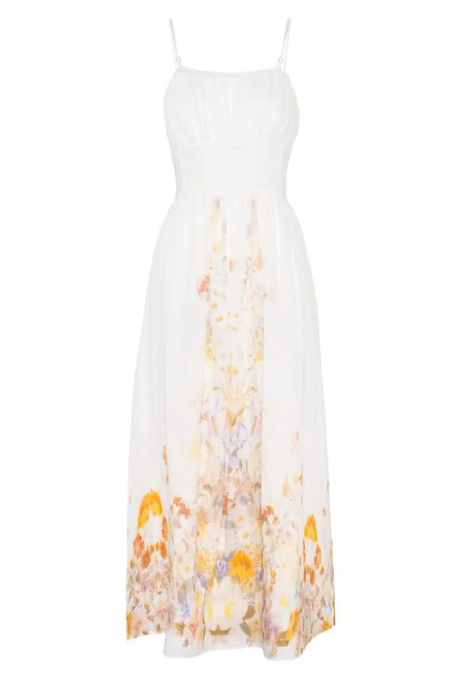 Bernadette Midi Dress Misty Garden
